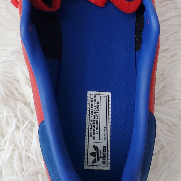 Adidas originals Stan Smith Woven men's trainers shoes sneakers Red Size 13 - Picture 12 of 13